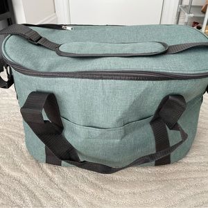 Huge sage green cooler bag